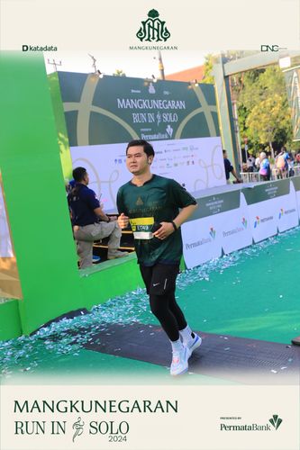 Race photo from Mangkunegaran Run 2024