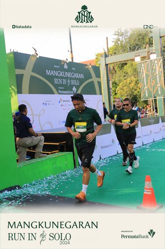 Race photo from Mangkunegaran Run 2024