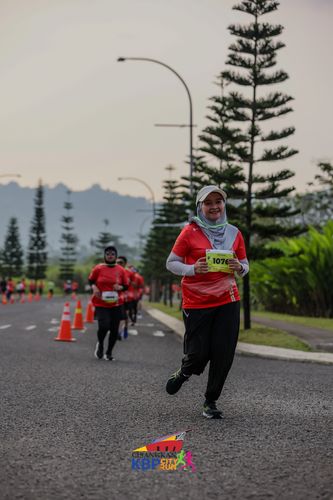 Race photo from CISANGKAN KBP CITY RUN 2025