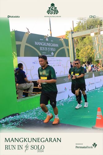 Race photo from Mangkunegaran Run 2024