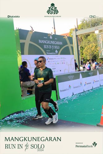 Race photo from Mangkunegaran Run 2024