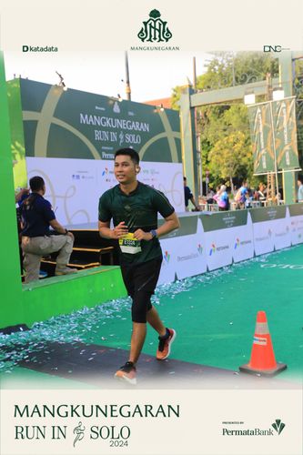 Race photo from Mangkunegaran Run 2024