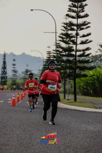Race photo from CISANGKAN KBP CITY RUN 2025