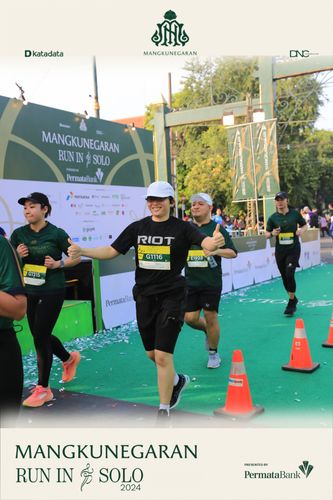 Race photo from Mangkunegaran Run 2024