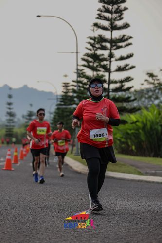 Race photo from CISANGKAN KBP CITY RUN 2025