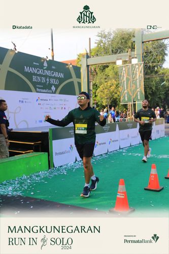 Race photo from Mangkunegaran Run 2024