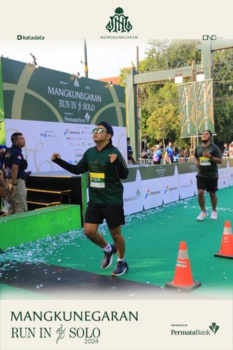 Race photo from Mangkunegaran Run 2024