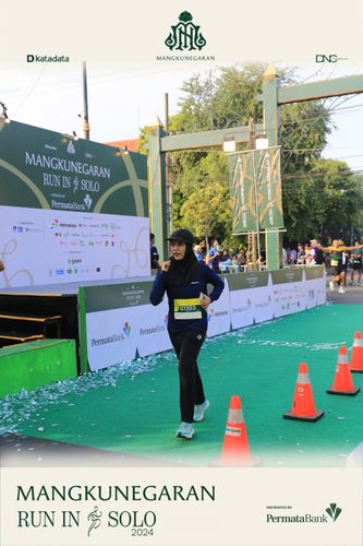 Race photo from Mangkunegaran Run 2024