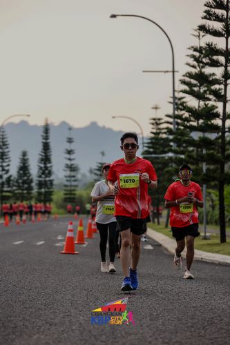 Race photo from CISANGKAN KBP CITY RUN 2025