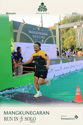 Race photo from Mangkunegaran Run 2024