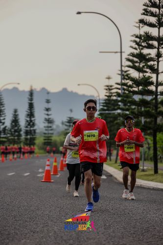 Race photo from CISANGKAN KBP CITY RUN 2025