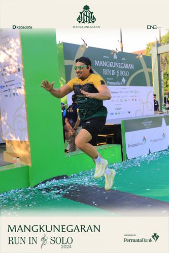 Race photo from Mangkunegaran Run 2024
