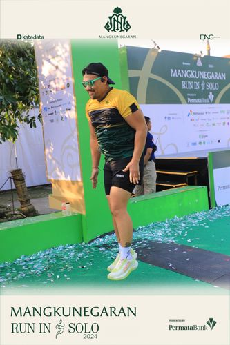 Race photo from Mangkunegaran Run 2024