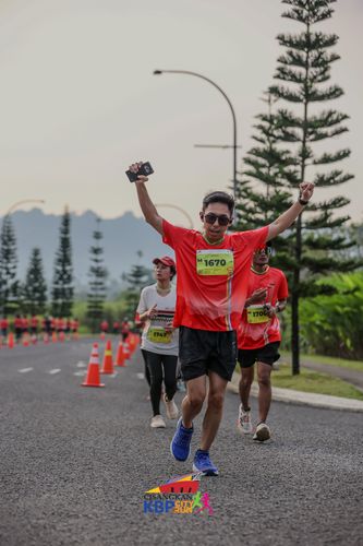 Race photo from CISANGKAN KBP CITY RUN 2025