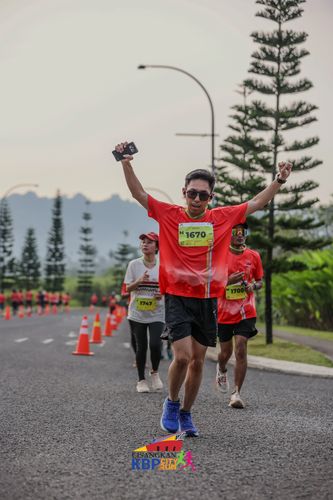 Race photo from CISANGKAN KBP CITY RUN 2025