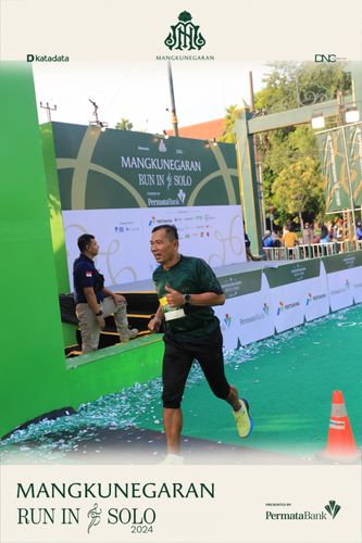 Race photo from Mangkunegaran Run 2024