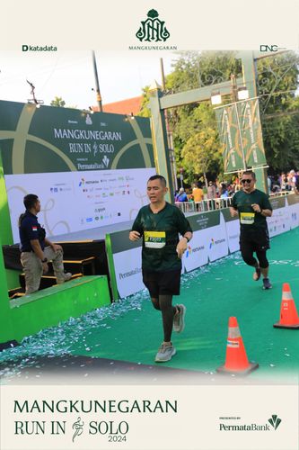 Race photo from Mangkunegaran Run 2024