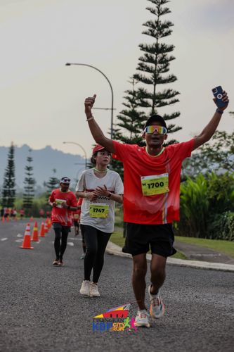Race photo from CISANGKAN KBP CITY RUN 2025