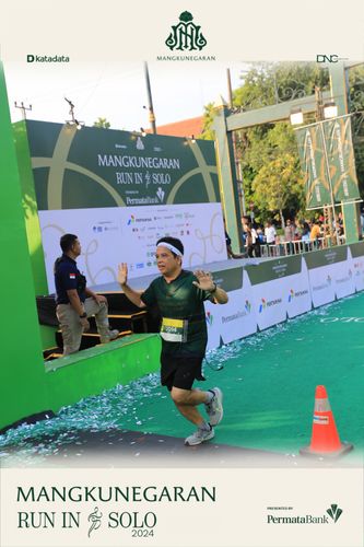 Race photo from Mangkunegaran Run 2024