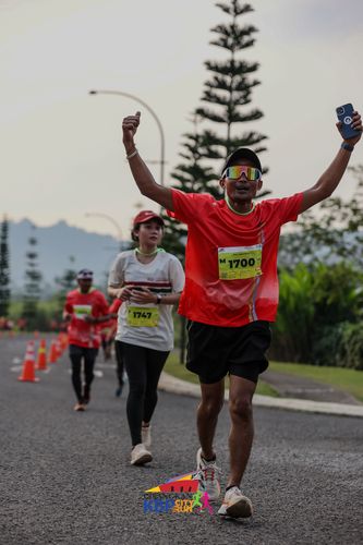 Race photo from CISANGKAN KBP CITY RUN 2025