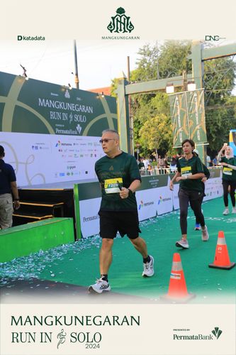 Race photo from Mangkunegaran Run 2024