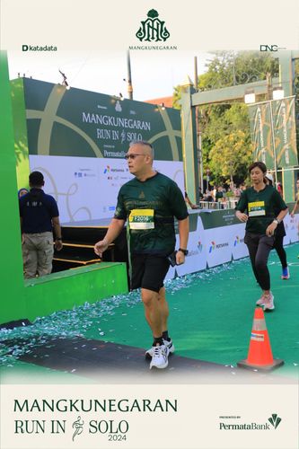 Race photo from Mangkunegaran Run 2024