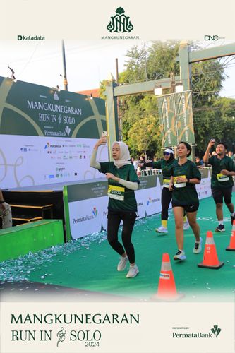 Race photo from Mangkunegaran Run 2024