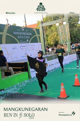 Race photo from Mangkunegaran Run 2024