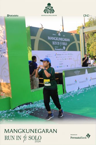 Race photo from Mangkunegaran Run 2024