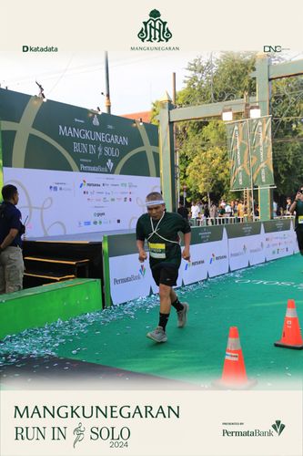 Race photo from Mangkunegaran Run 2024
