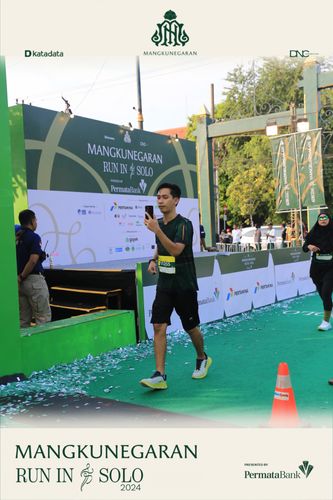 Race photo from Mangkunegaran Run 2024