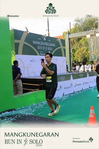 Race photo from Mangkunegaran Run 2024