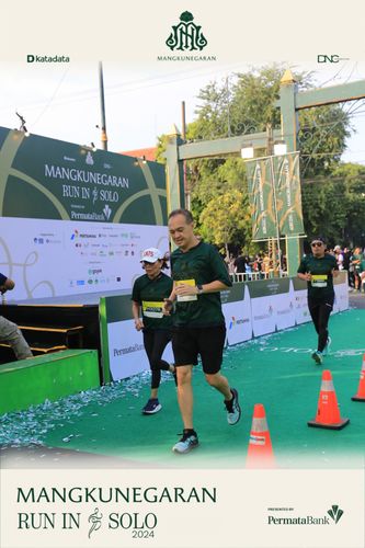 Race photo from Mangkunegaran Run 2024