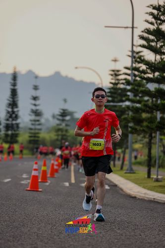 Race photo from CISANGKAN KBP CITY RUN 2025