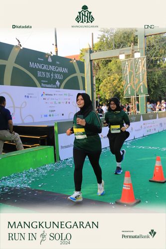 Race photo from Mangkunegaran Run 2024