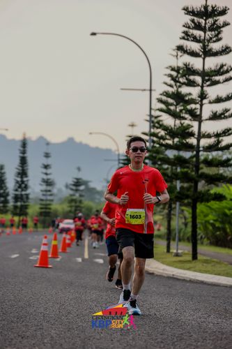 Race photo from CISANGKAN KBP CITY RUN 2025