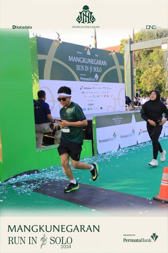 Race photo from Mangkunegaran Run 2024