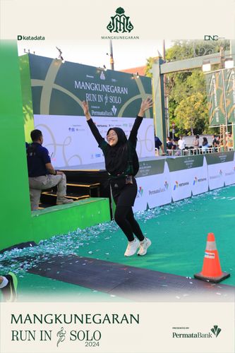 Race photo from Mangkunegaran Run 2024
