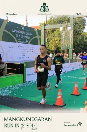 Race photo from Mangkunegaran Run 2024