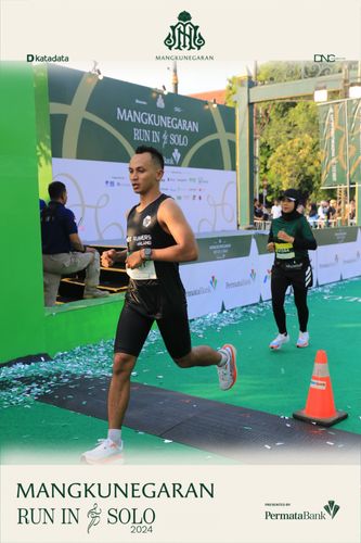 Race photo from Mangkunegaran Run 2024