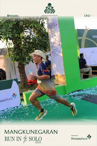 Race photo from Mangkunegaran Run 2024