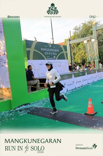 Race photo from Mangkunegaran Run 2024