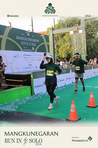 Race photo from Mangkunegaran Run 2024