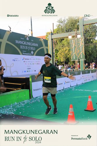 Race photo from Mangkunegaran Run 2024