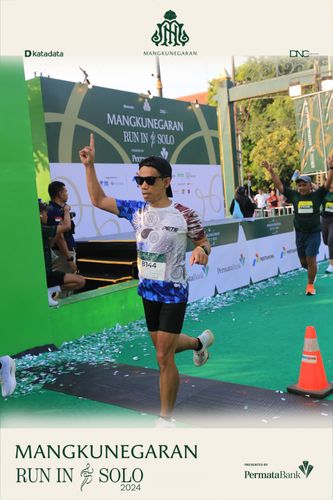 Race photo from Mangkunegaran Run 2024