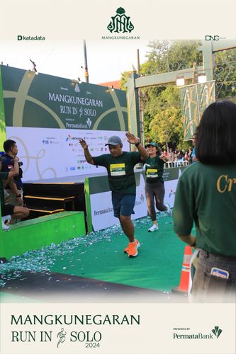 Race photo from Mangkunegaran Run 2024