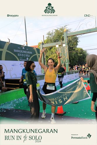 Race photo from Mangkunegaran Run 2024