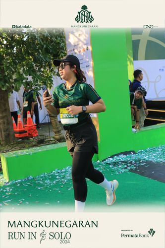 Race photo from Mangkunegaran Run 2024