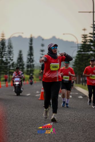 Race photo from CISANGKAN KBP CITY RUN 2025