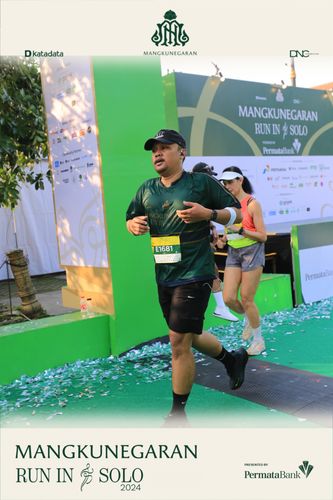 Race photo from Mangkunegaran Run 2024